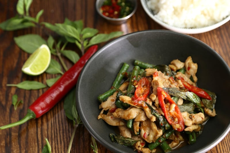 Spicy Thai Basil Chicken